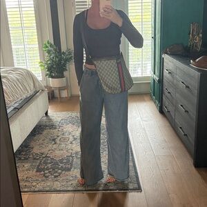 Crossbody Monogram Saddle Bag